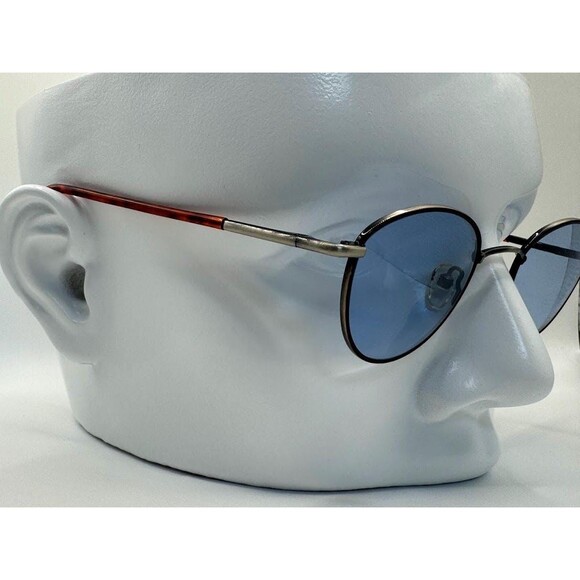 Vintage Y2K Eyeglasses | NOS | Round Style | Blue Lens | 1990s-2000s | #397 - Picture 1 of 9